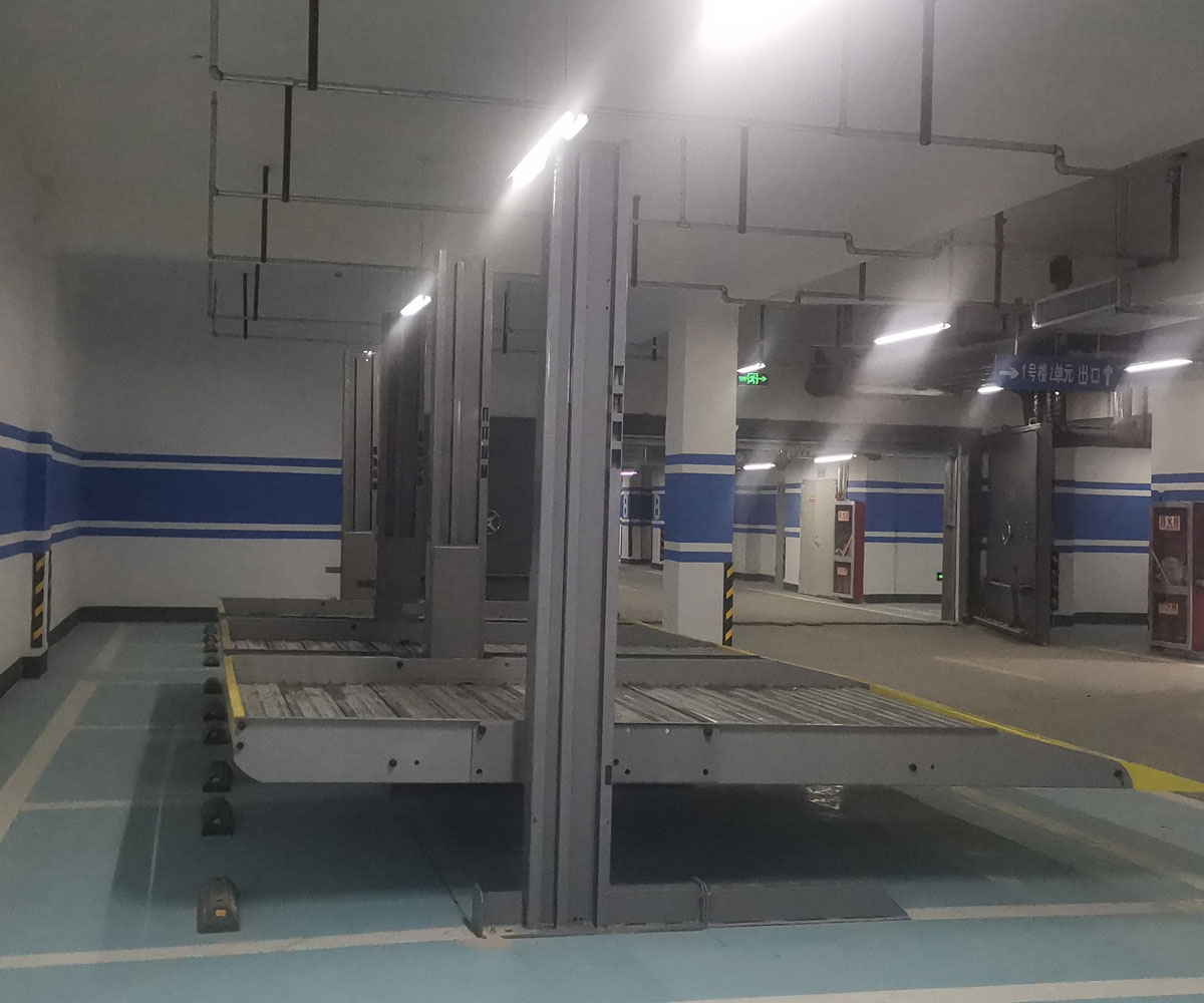 莊浪縣三層升降橫移式立體停車拆除