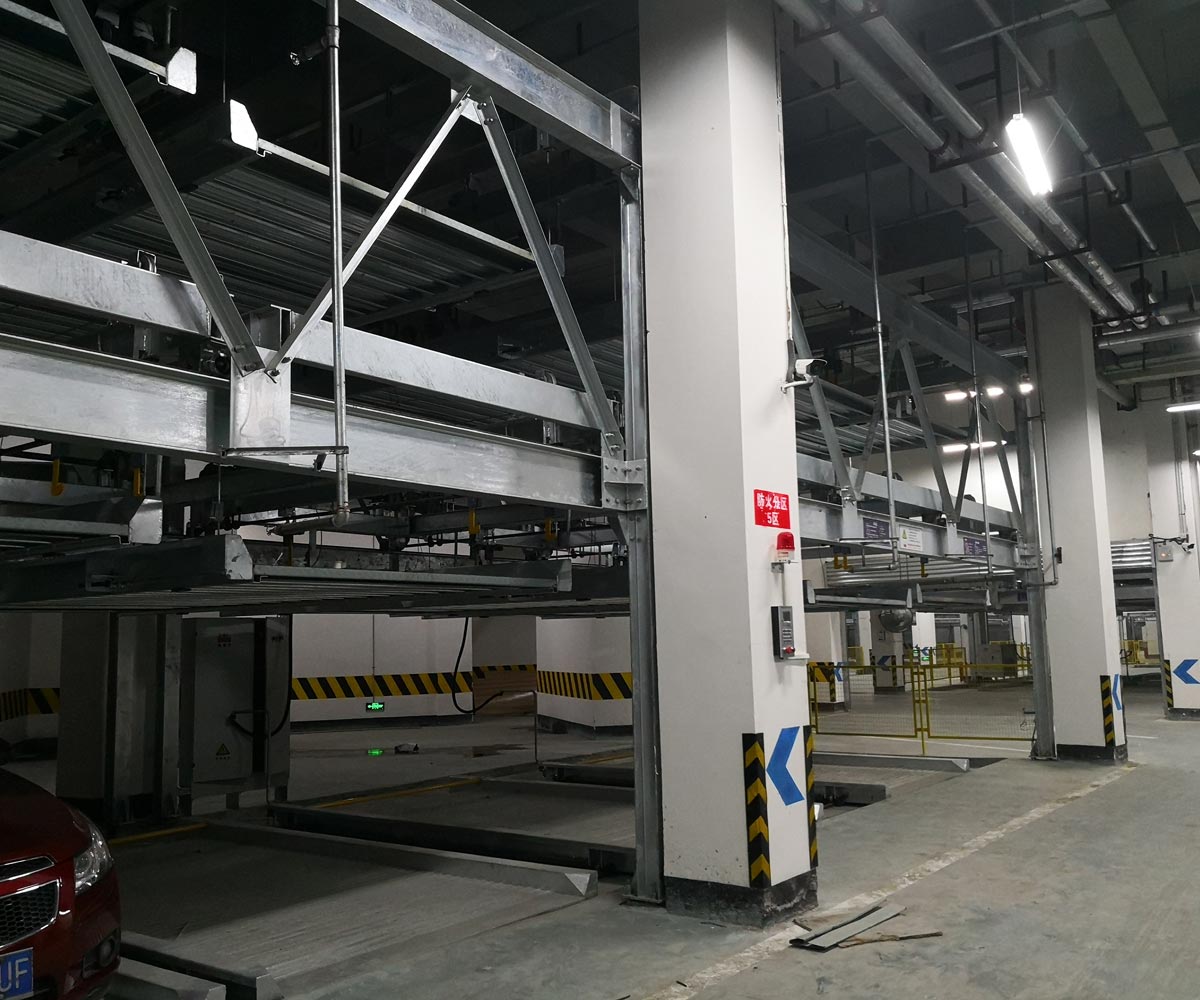 負(fù)一正四地坑式PSH5D1五層升降橫移機(jī)械式停車設(shè)備